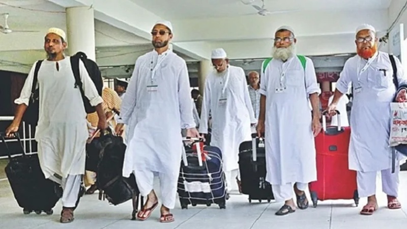 দেশে ফিরেছেন ৫৬ হাজার ৮৬৮ হাজি