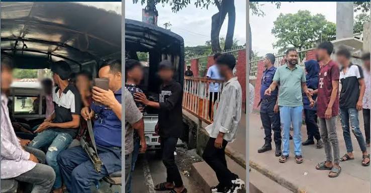 ফেনীতে কিশোর গ্যাংবিরোধী অভিযানে আটক ১৭