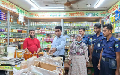 ভোক্তা অধিদপ্তরের অভিযানে দুই প্রতিষ্ঠানকে ১৫ হাজার টাকা জরিমানা
