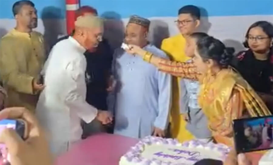 থানার ফটক বন্ধ রেখে ওসির ছেলের জন্মদিন, ভিডিও ভাইরাল