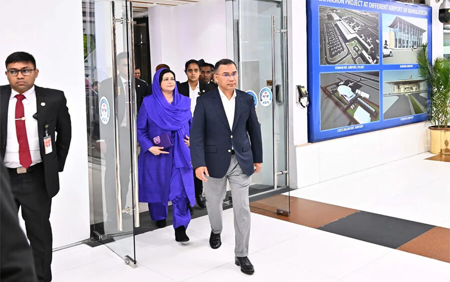 জাতিসংঘ অধিবেশনে যোগ দিতে নিউইয়র্কের পথে প্রধানমন্ত্রী