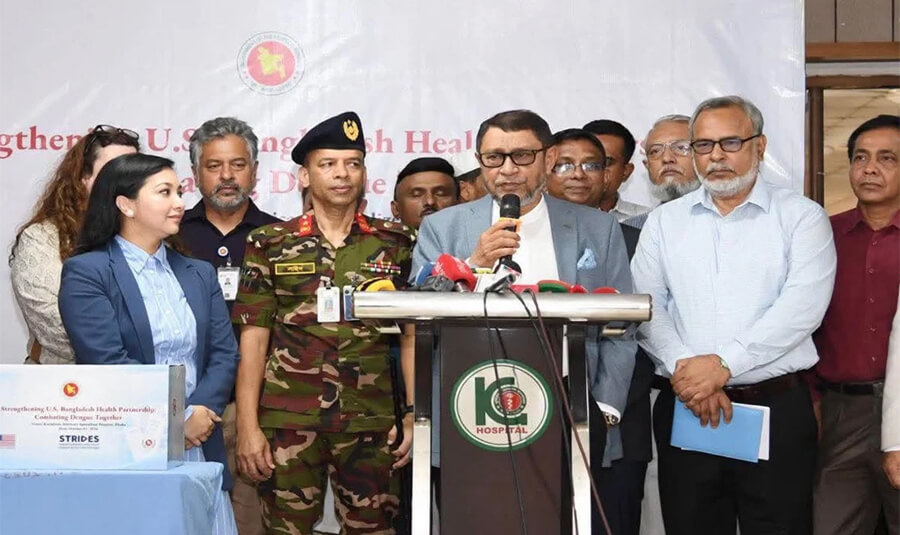 ডেঙ্গু মোকাবিলায় যুক্তরাষ্ট্রের ৫ লাখ কিট, দেশজুড়ে বিতরণের নির্দেশ